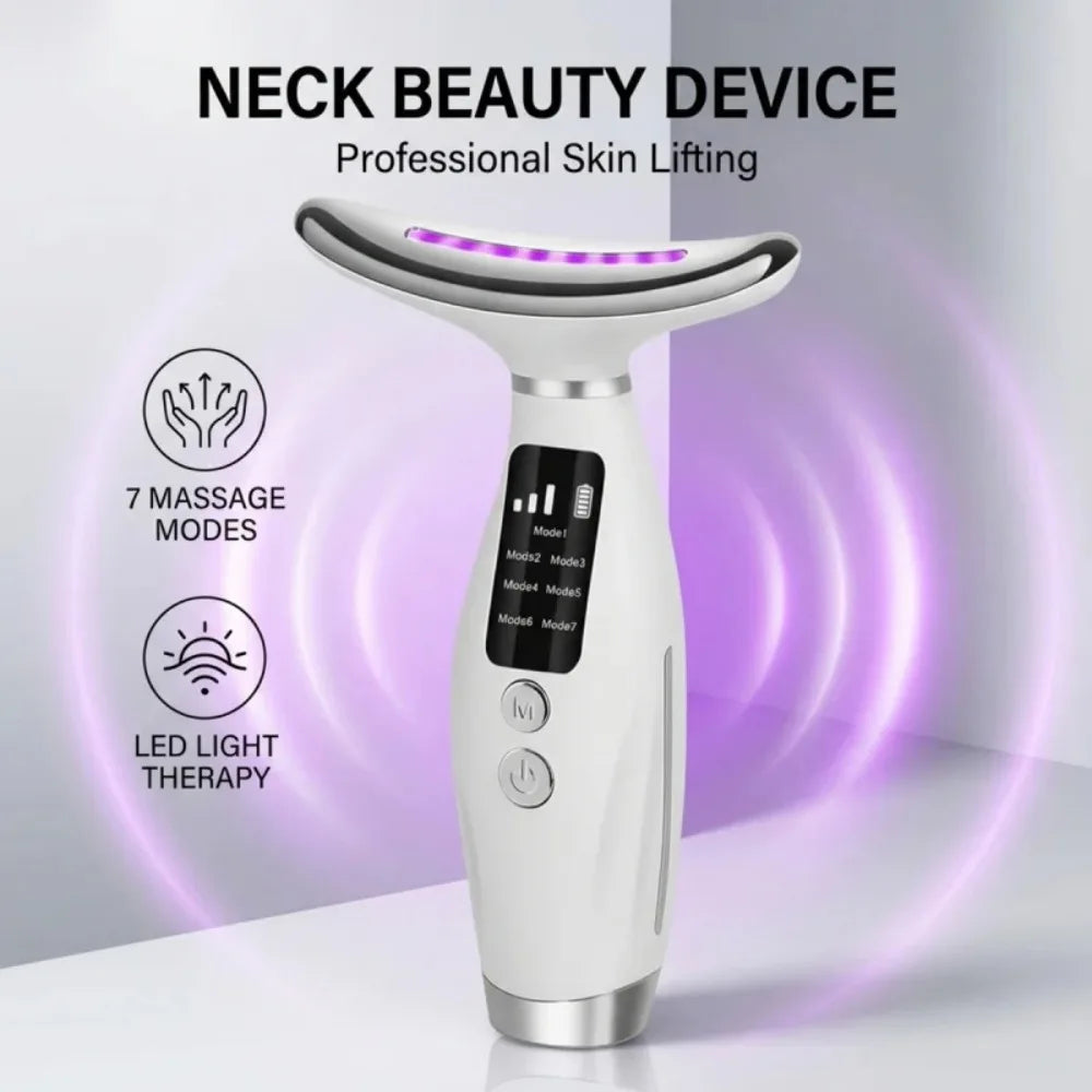 Red light face and neck wand