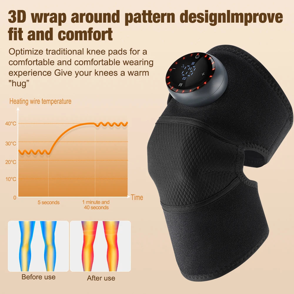 Heated knee massager, photo 4