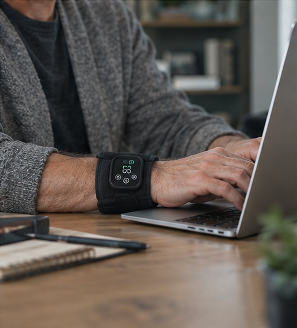 The Warm Wrist in use at home