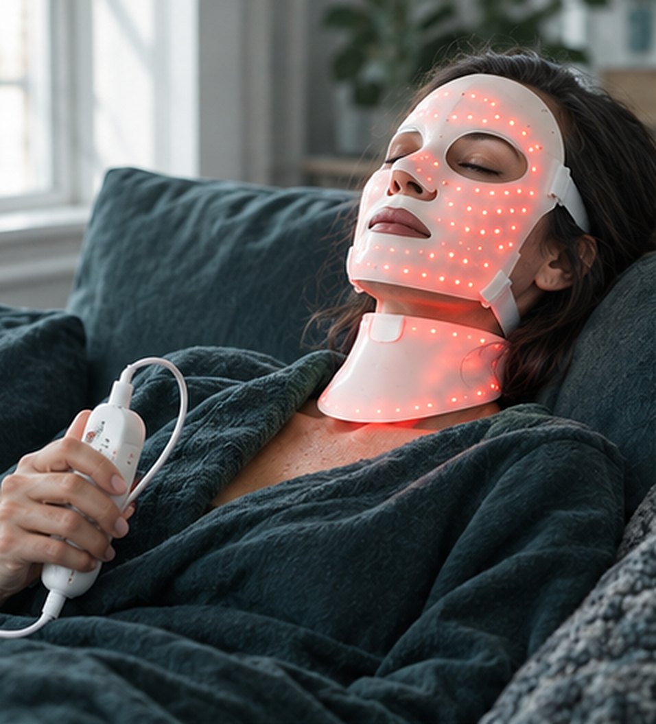 The Light Mask in use at home